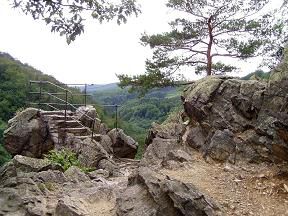 Vyhlídka Čertovy kazatelny - Račí údolí u Javorníka