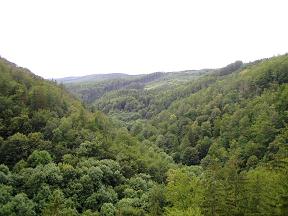 Vyhlídka Čertovy kazatelny - Račí údolí u Javorníka