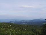 Borvkov hora - vhled z rozhledny smrem k Vpenn