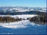 Panorama sjezdovky Vysok