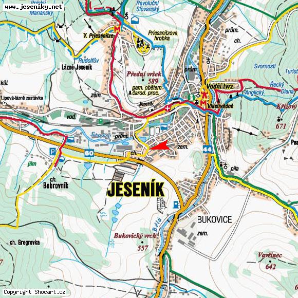 Mapa umístění