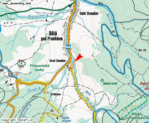 Mapa umístění