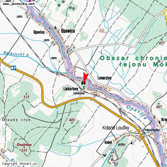 Mapa umístění